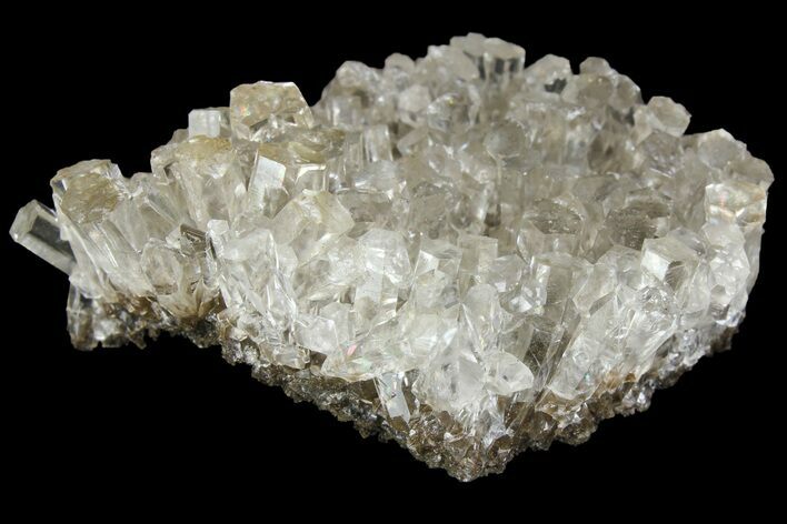 Transparent Columnar Calcite Crystal Cluster - China #163993